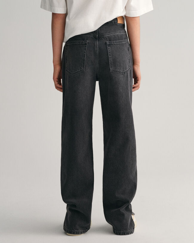 Jeans con fondo con spacco e gamba dritta Teen Girls