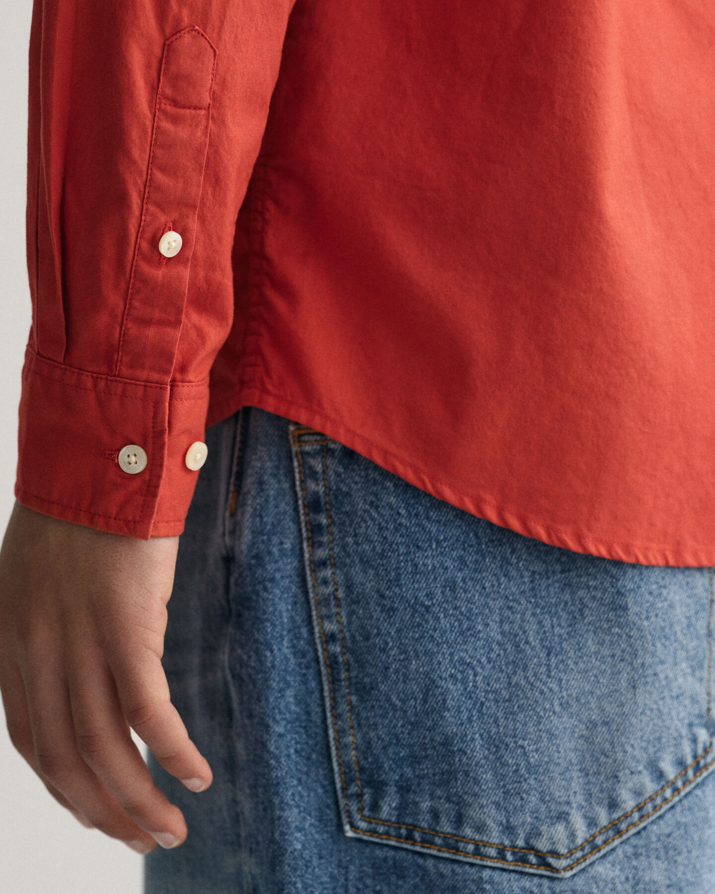 Camicia in twill di cotone teen boys