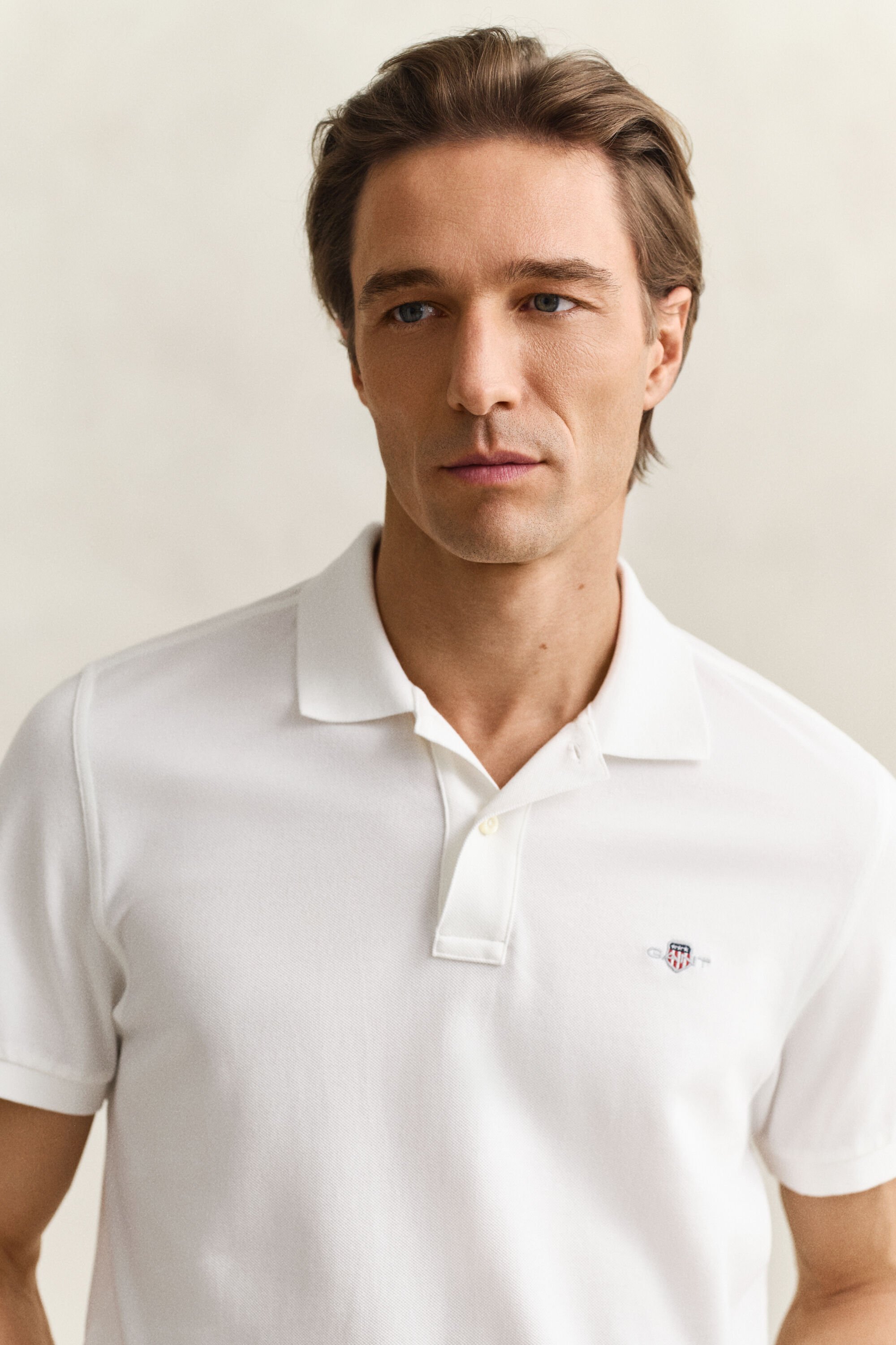 Polo Shield in piqué regular fit