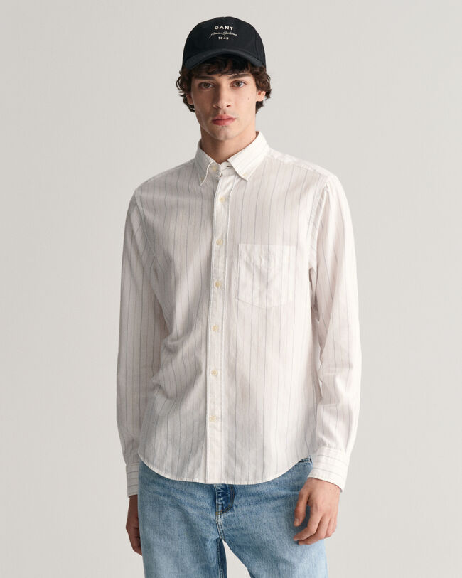 Camicia Archive Oxford a righe regular fit