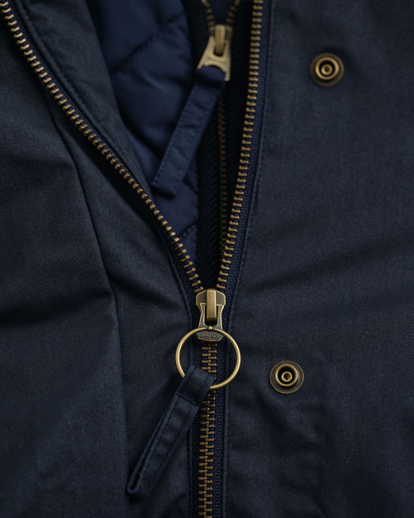 Giacca Double Decker in cotone cerata