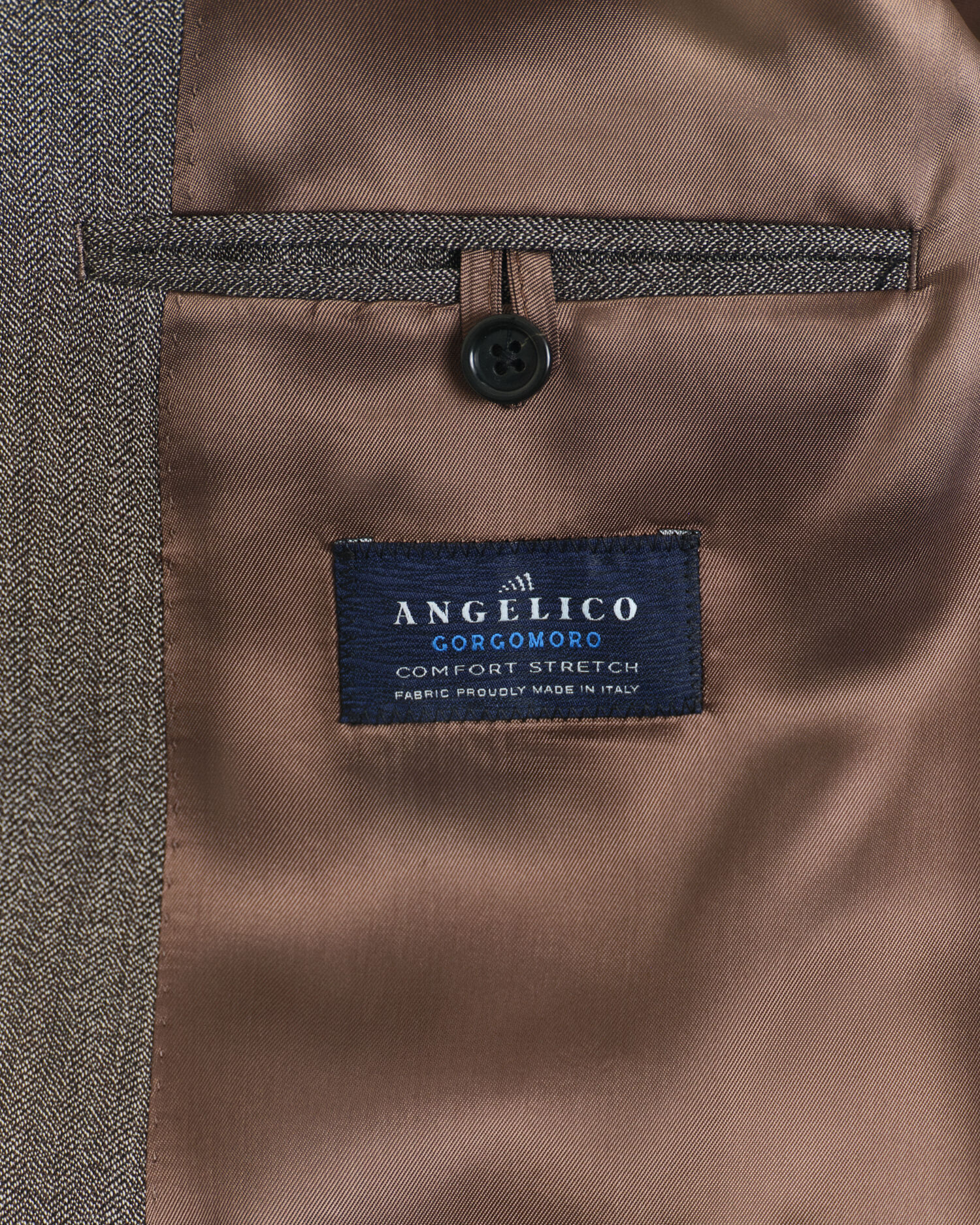 Giacca da abito con motivo a spina di pesce