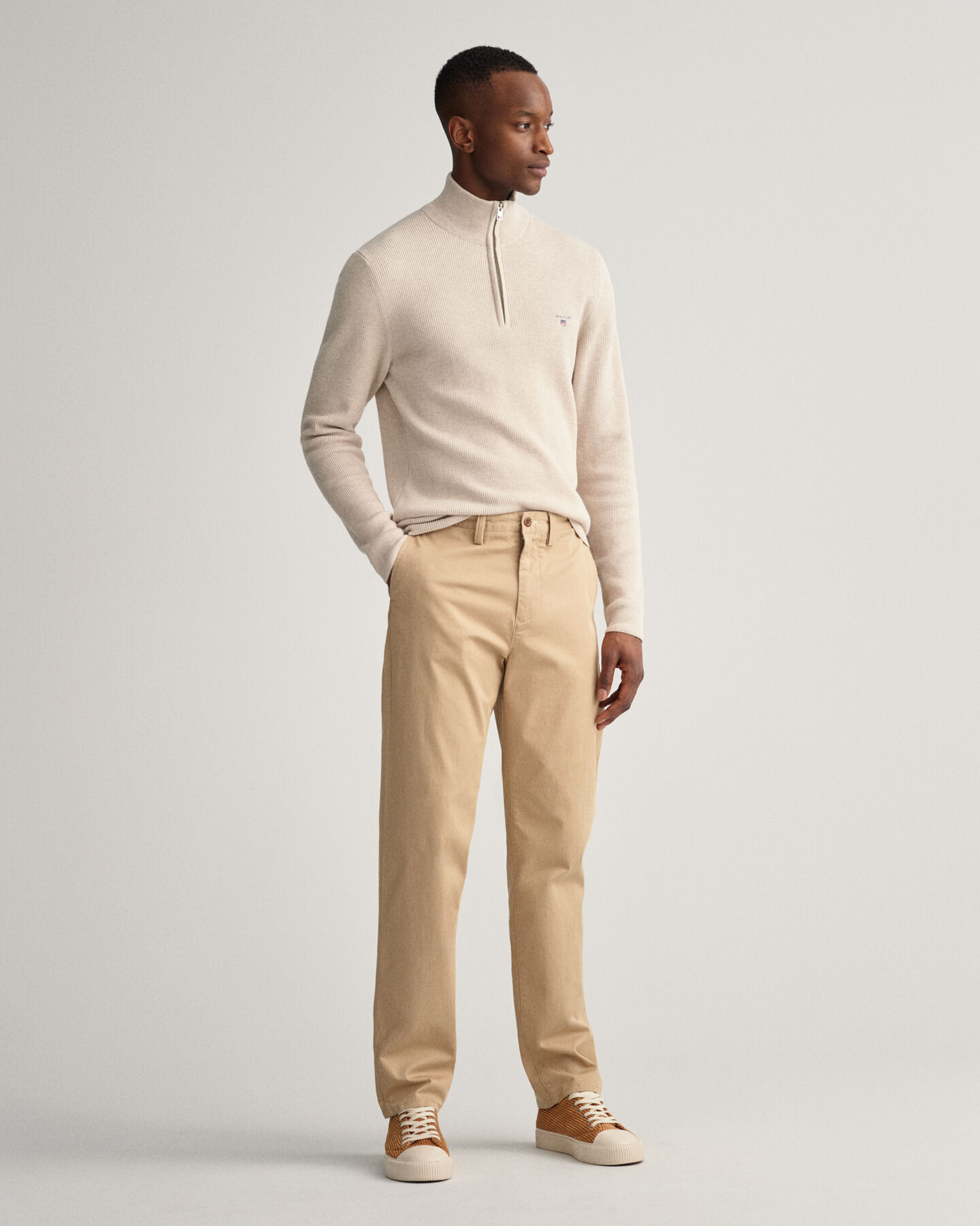 Pantaloni chino Allister in twill regular fit