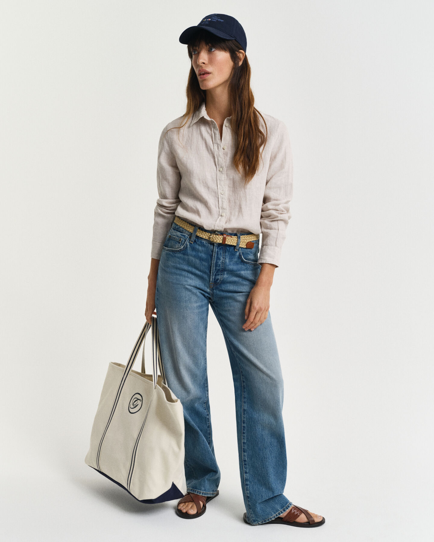 Camicia di lino regular fit