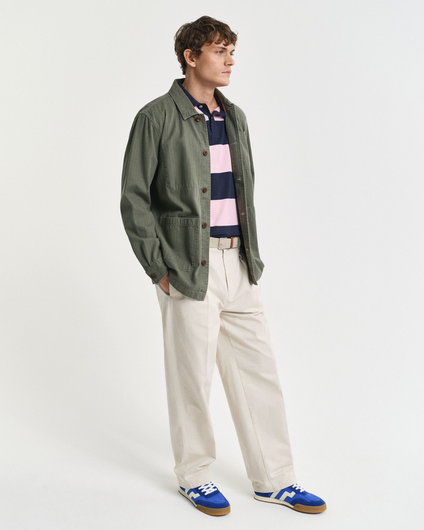 Polo in piqu&eacute; colour block