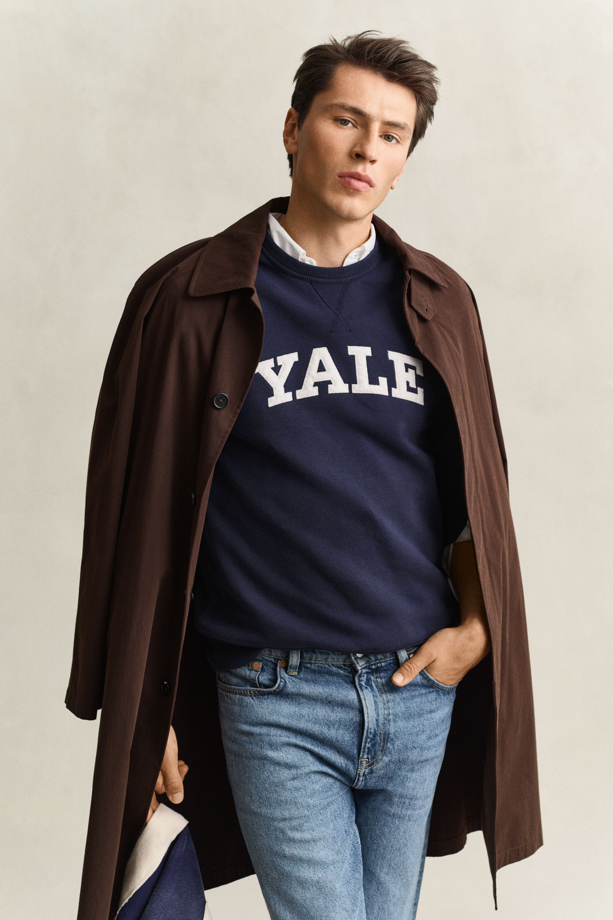 Felpa girocollo Gant x Yale