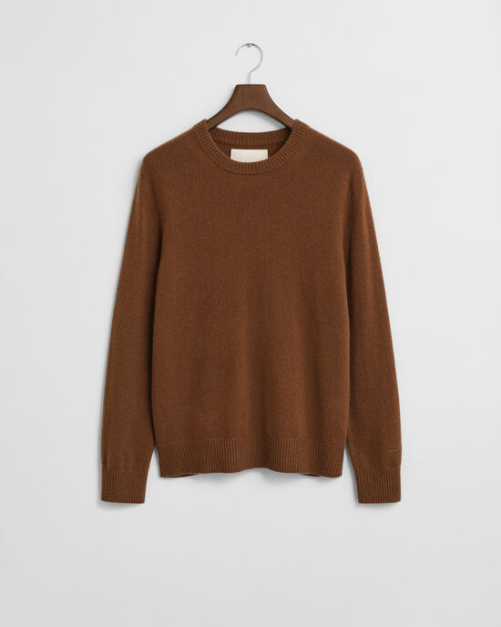 Maglia girocollo in cashmere