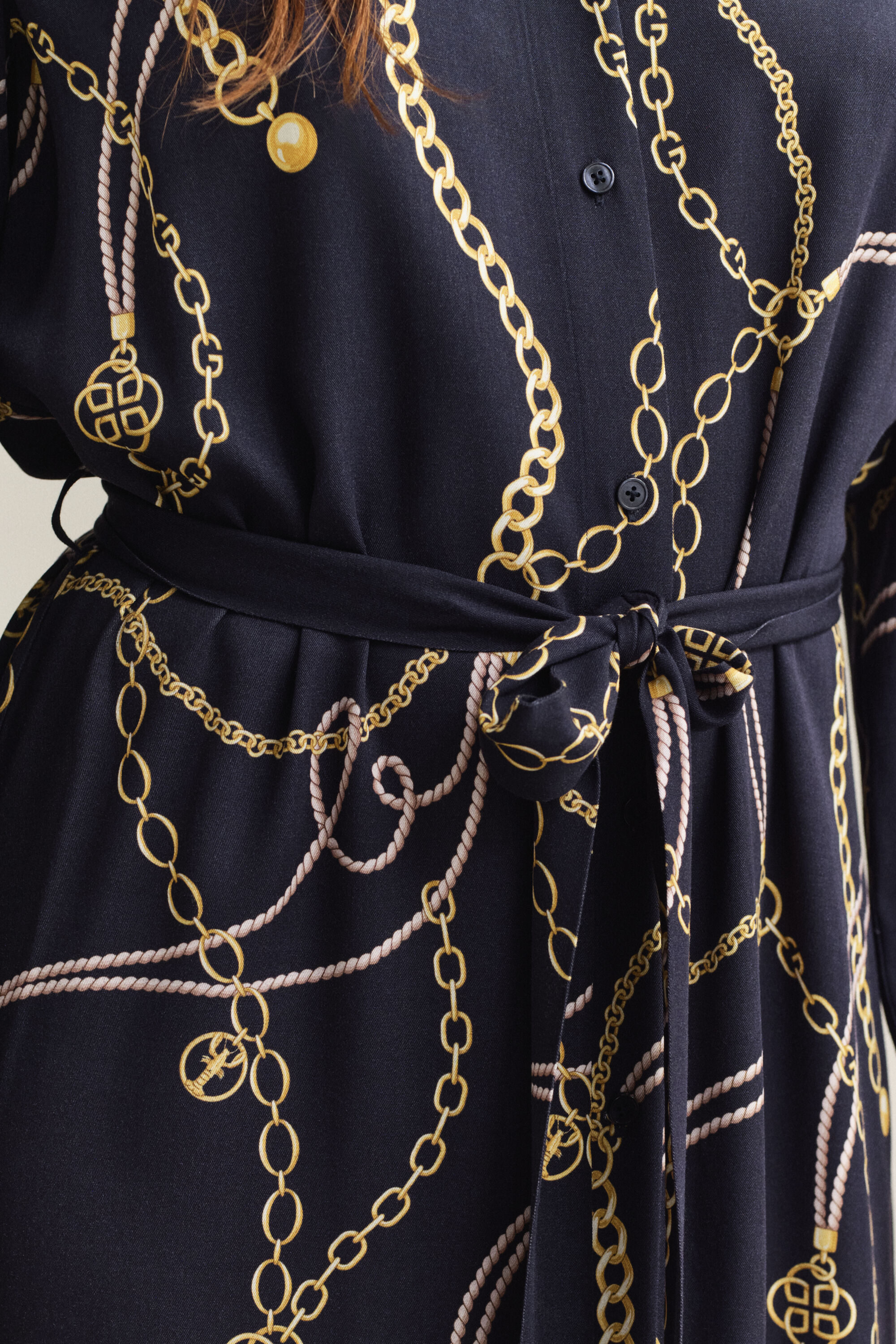 Abito chemisier con stampa