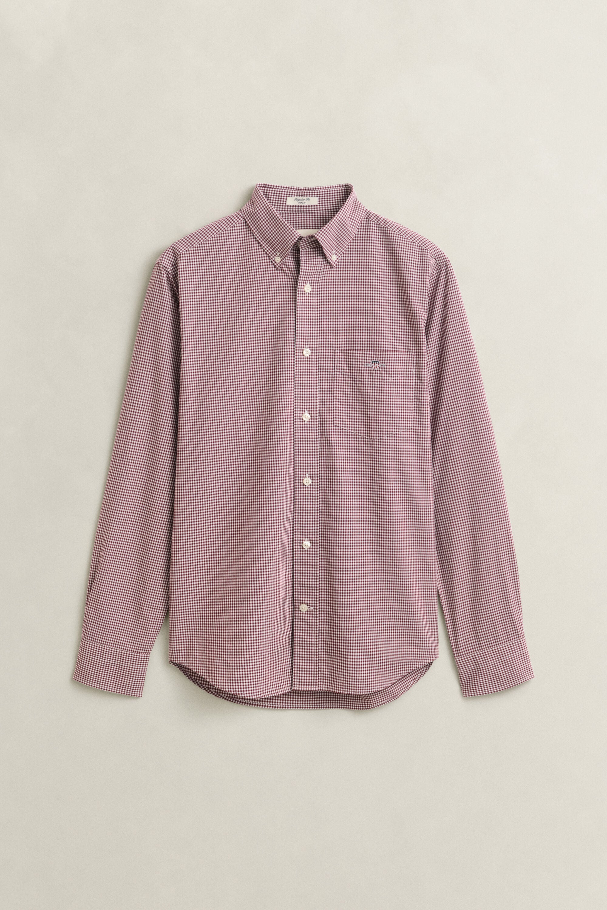 Camicia classica in popeline percalle