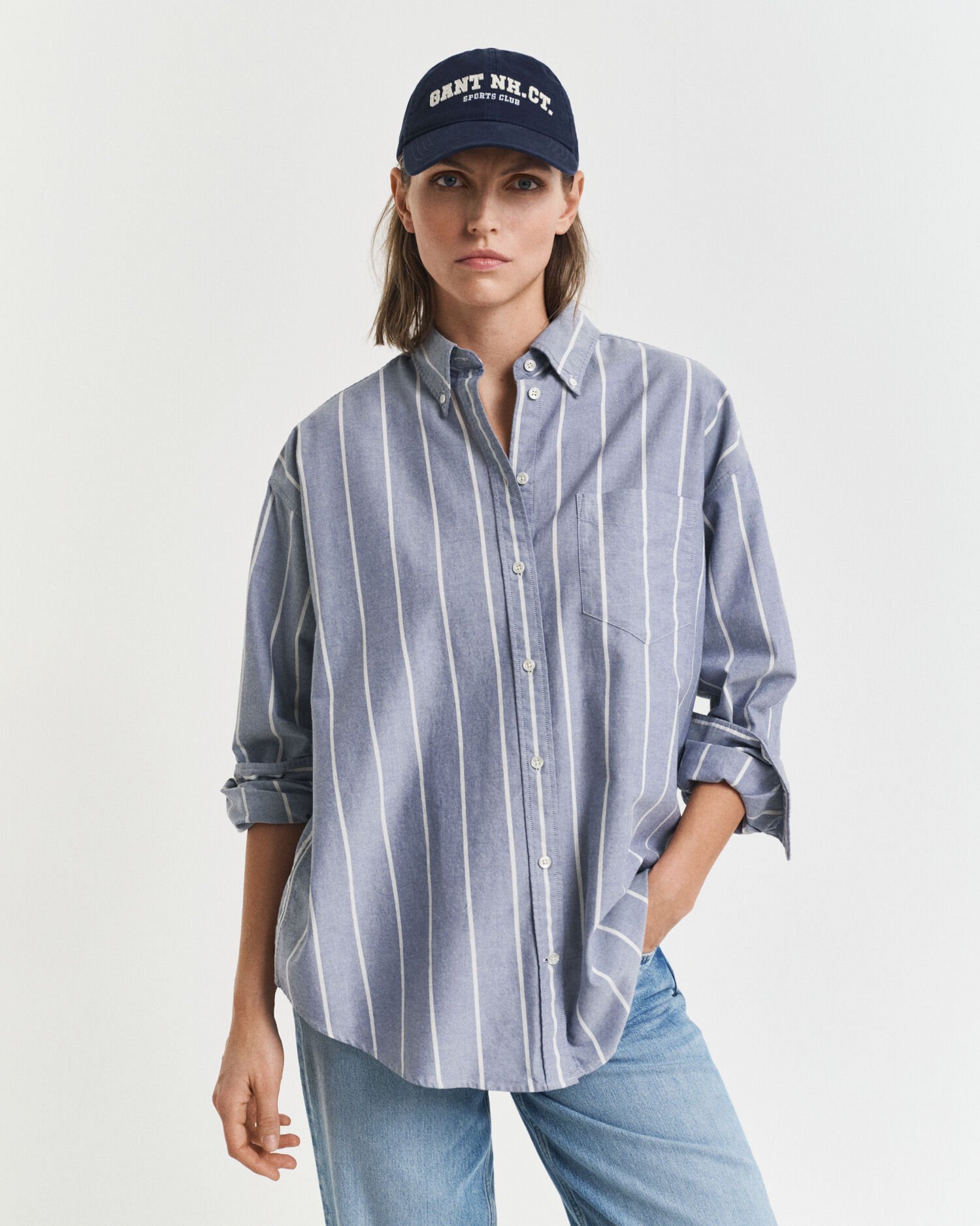 Camicia Oxford classica oversize fit