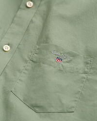 Camicia in broadcloth a maniche corte regular fit