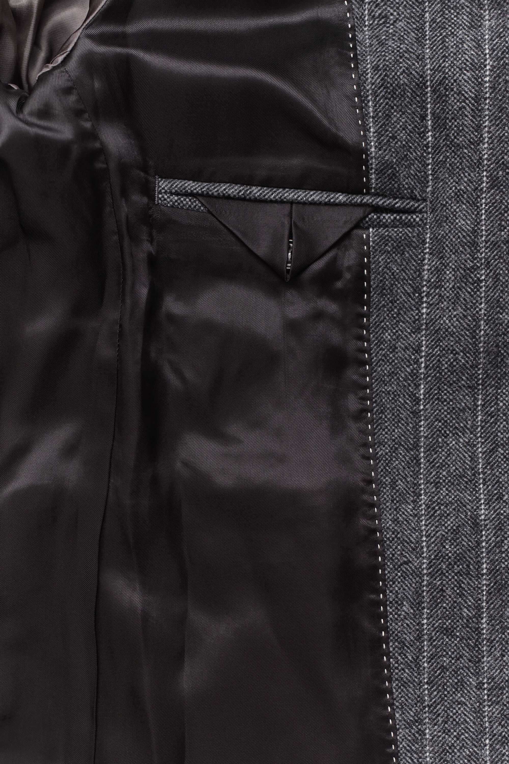 Blazer a clessidra gessato