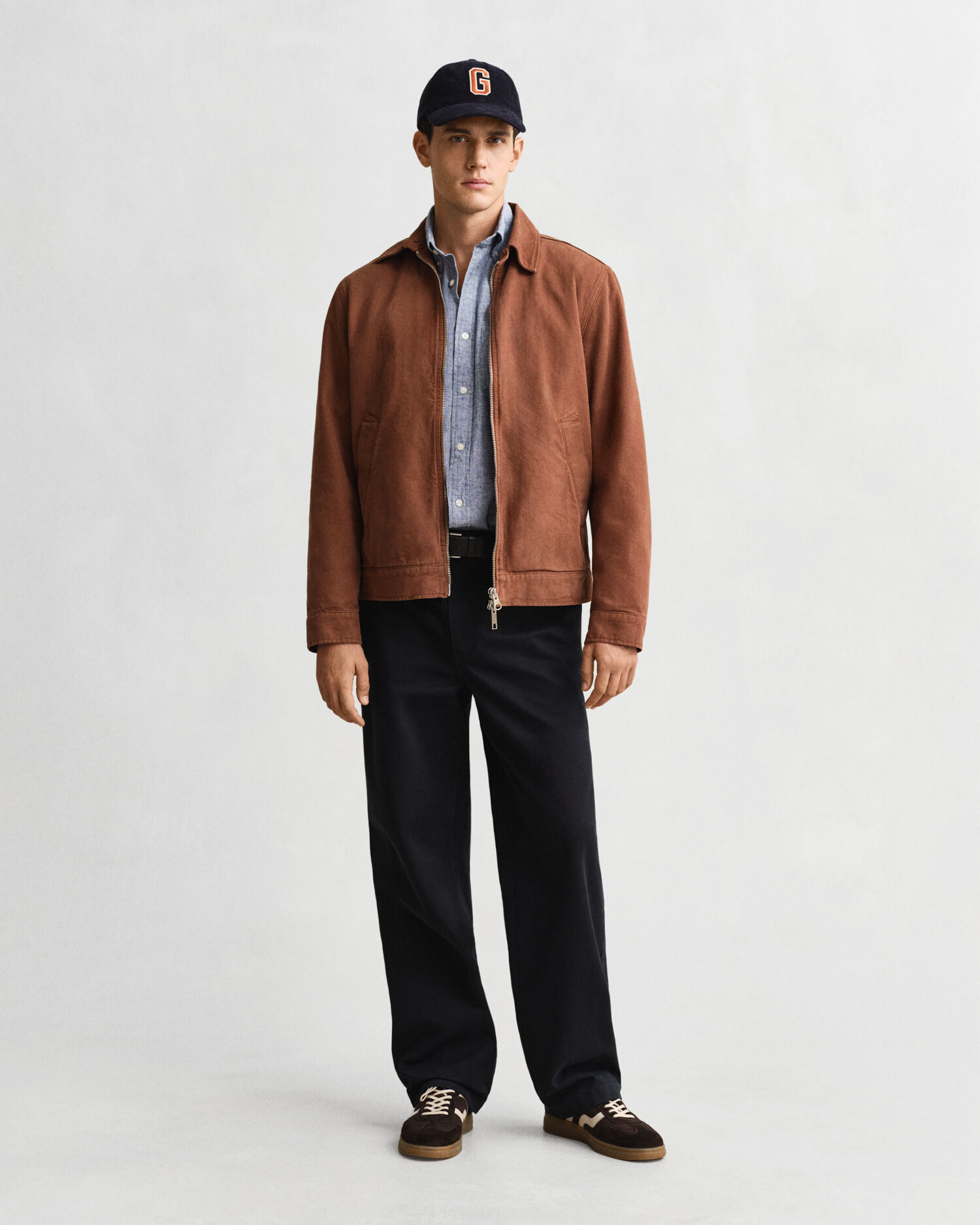 Camicia in lino-cotone regular fit