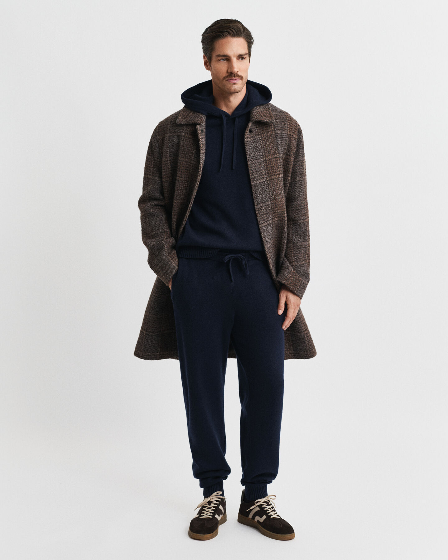 Pantaloni in maglia in misto cashmere