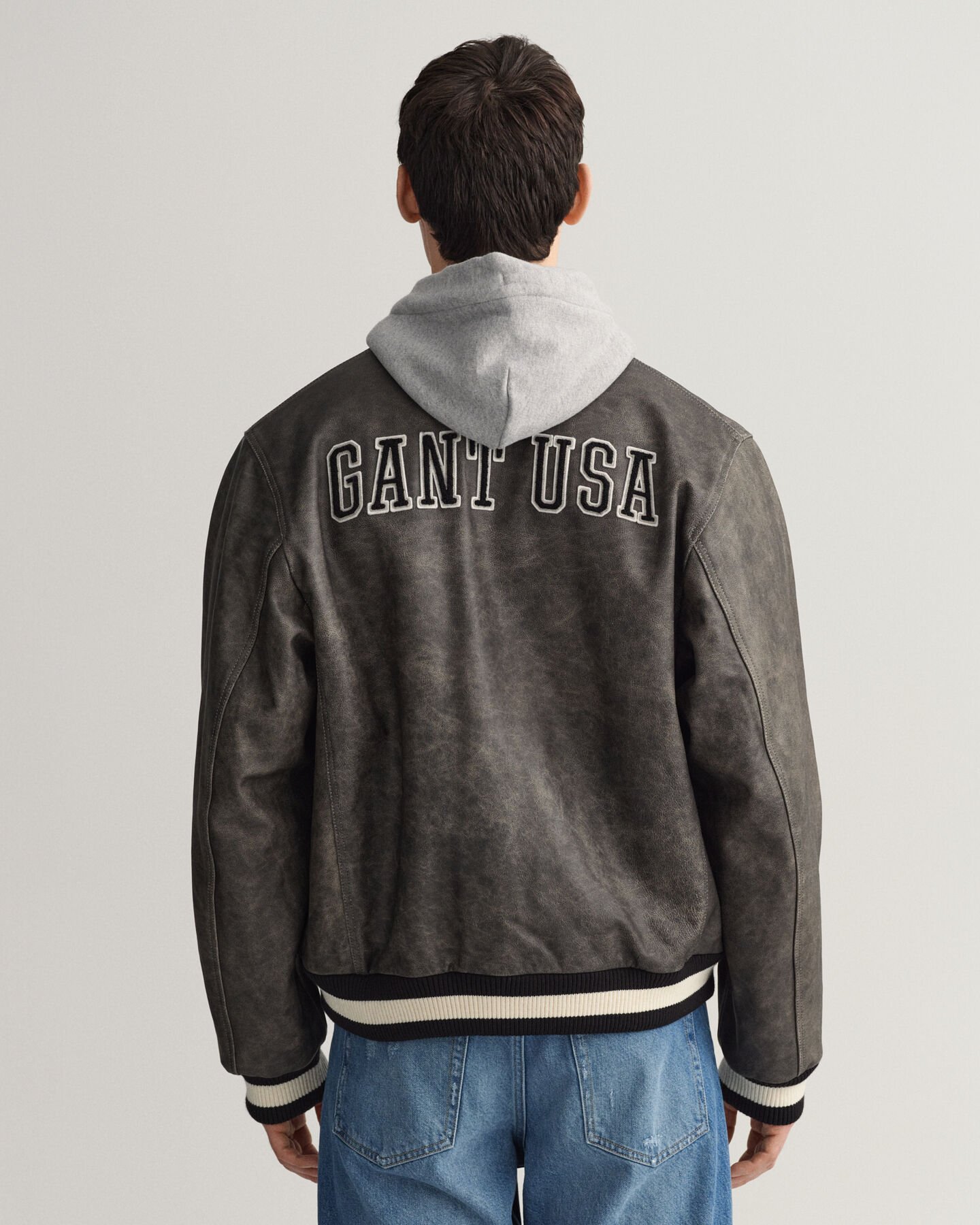 GANT Varsity Jacket in pelle
