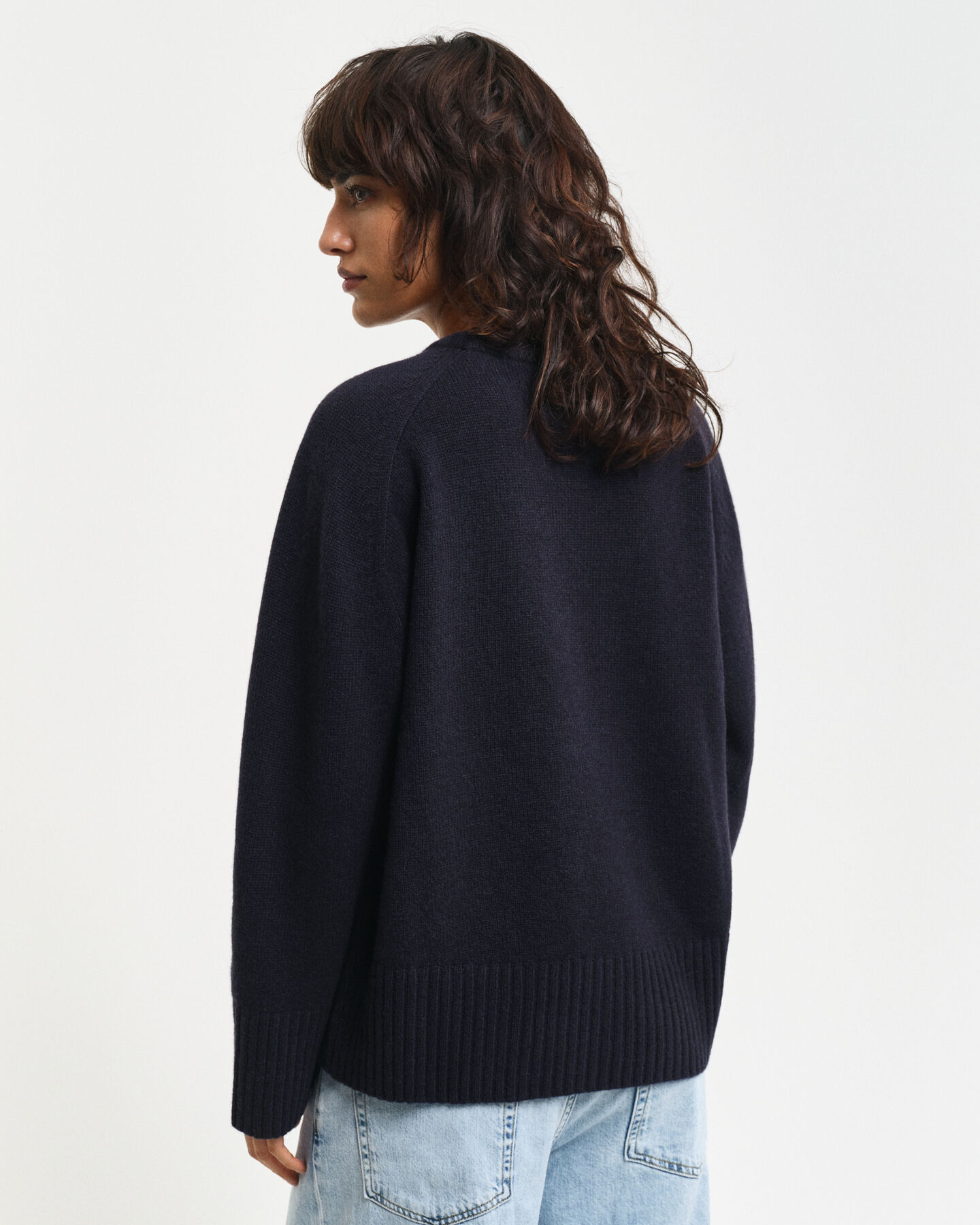 Maglia girocollo in cashmere