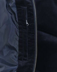 Piumino in velluto a coste