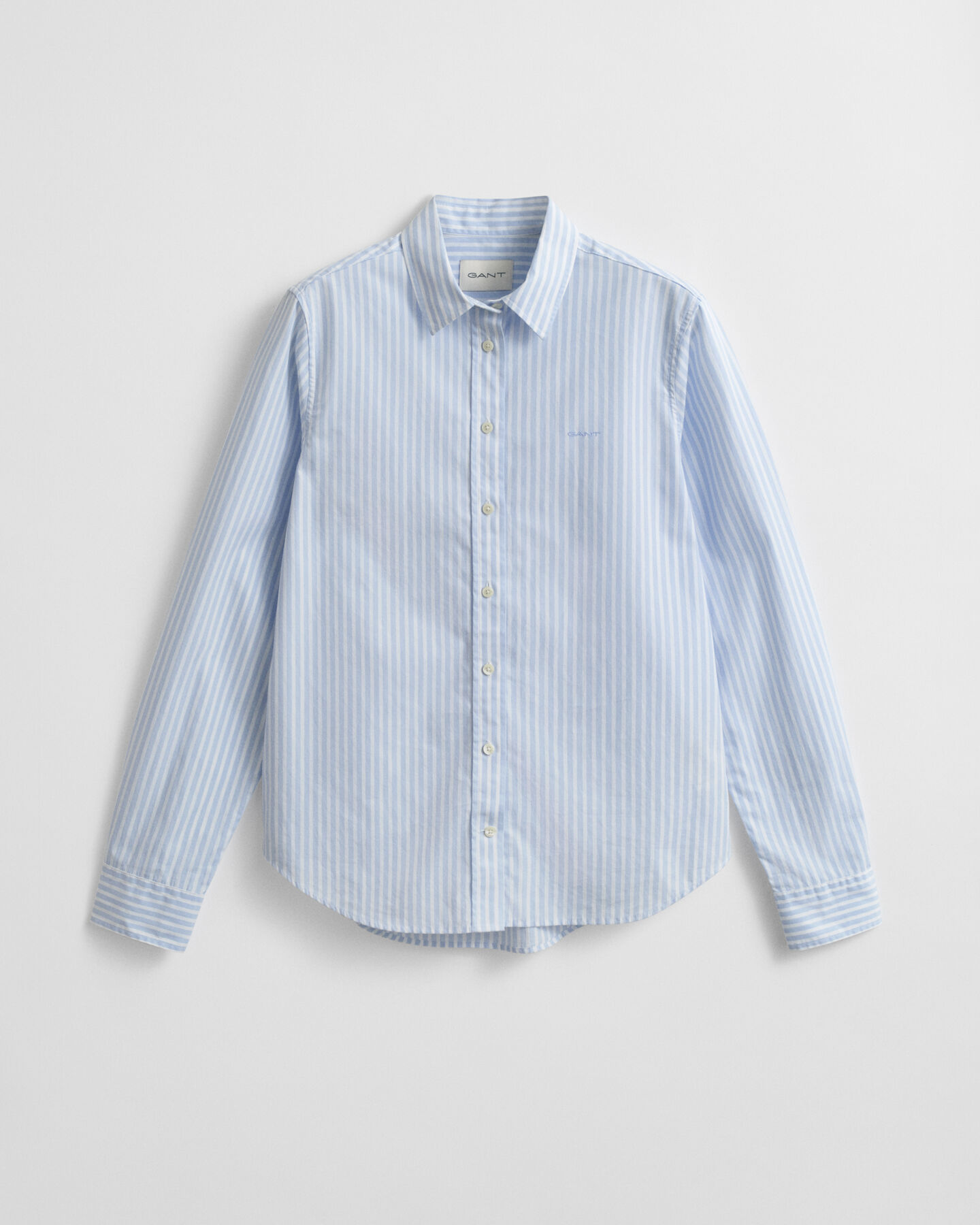 Camicia classica in popeline a righe regular fit