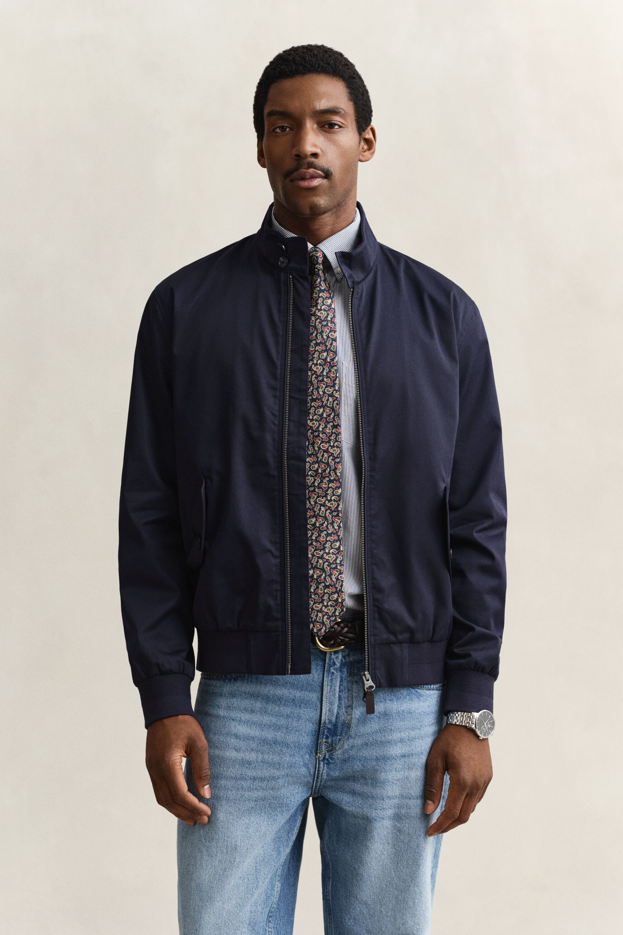 Giacca Harrington in misto cotone