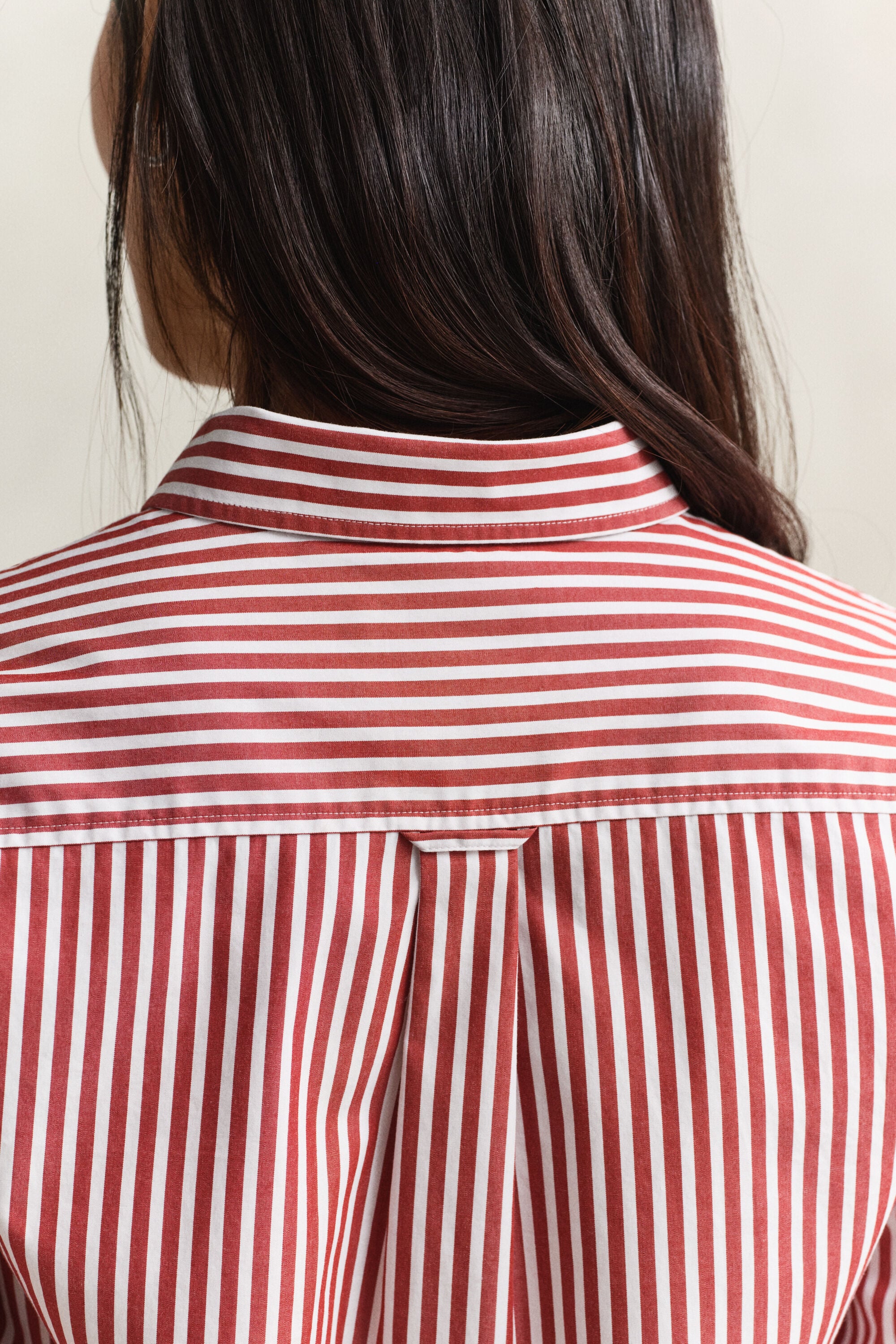 Camicia classica in popeline a righe regular fit