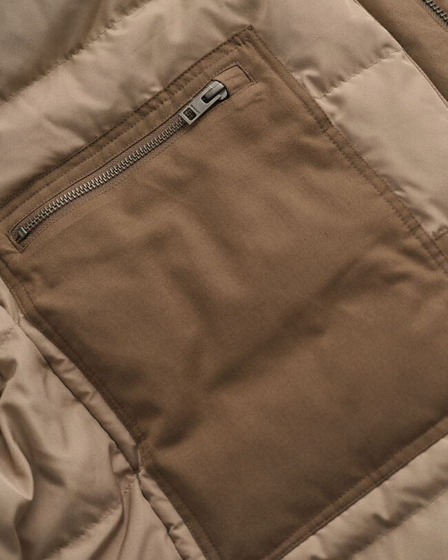 Giacca Field in flanella imbottita