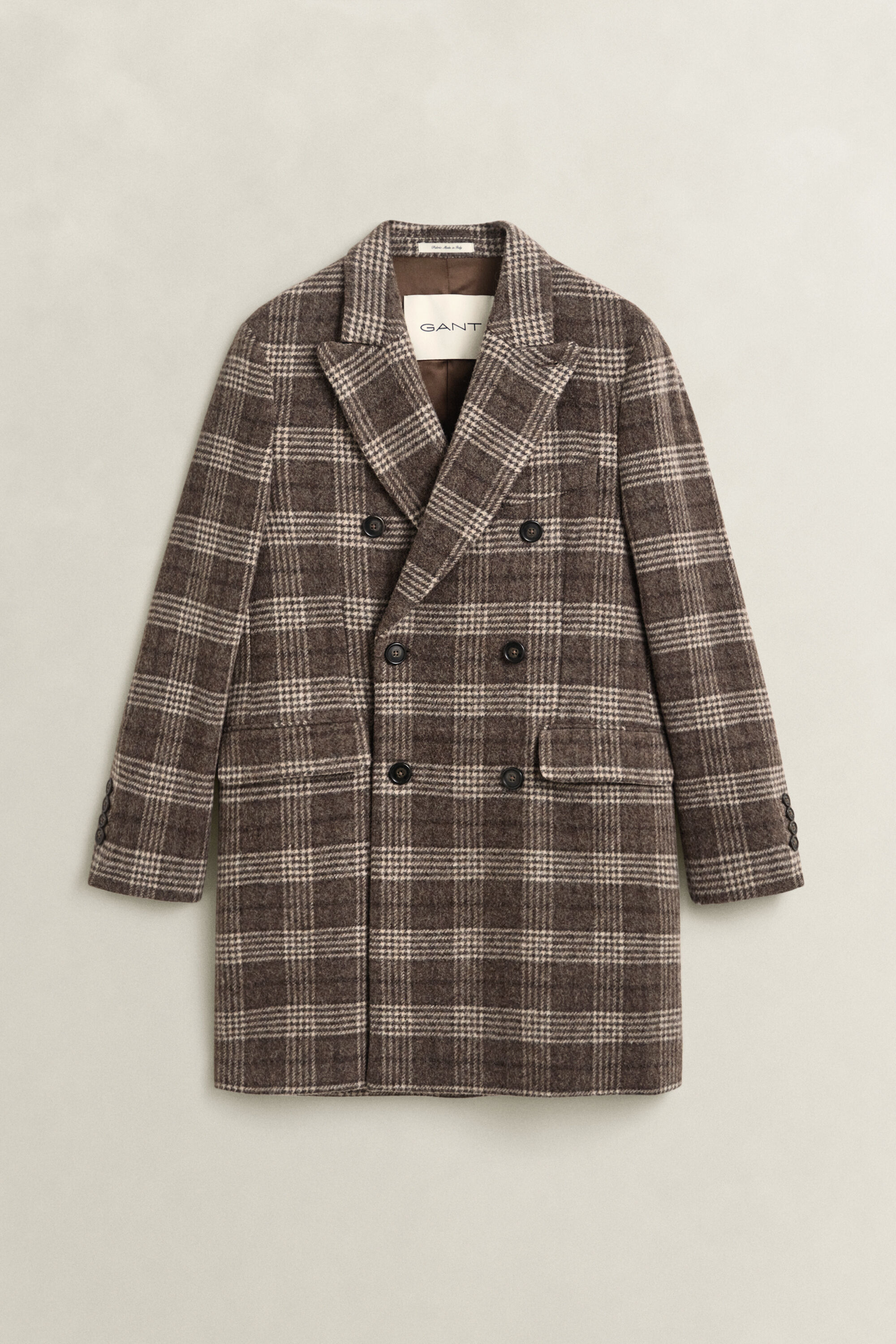 Cappotto in lana a doppio petto