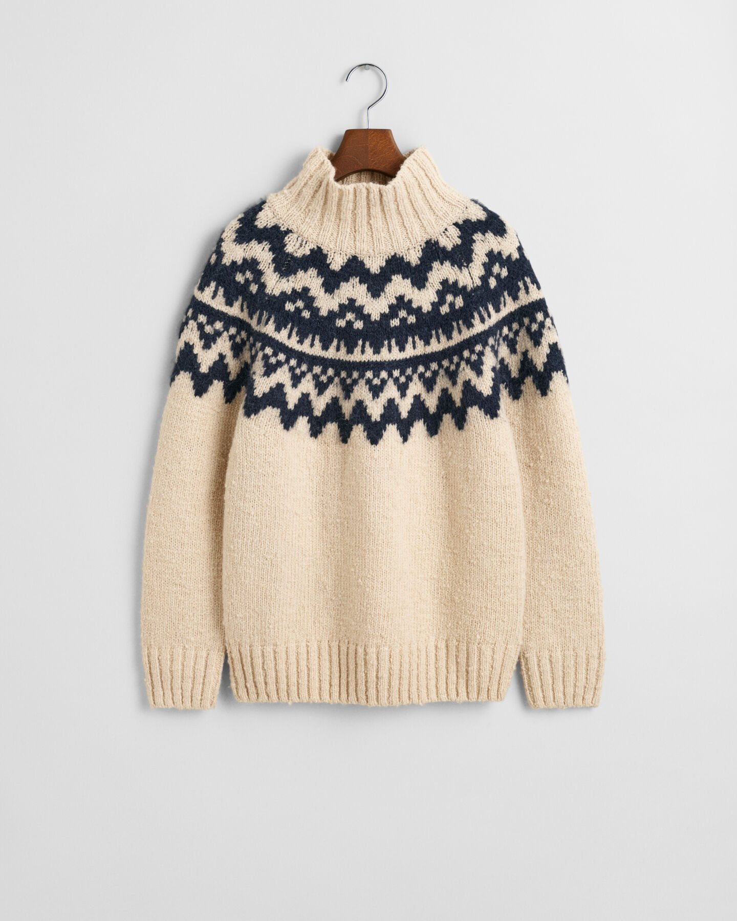 Maglia a collo alto Fair Isle