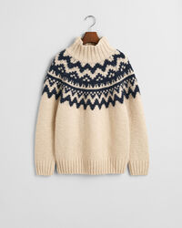 Maglia a collo alto Fair Isle