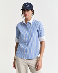 Camicia a righe a contrasto regular fit