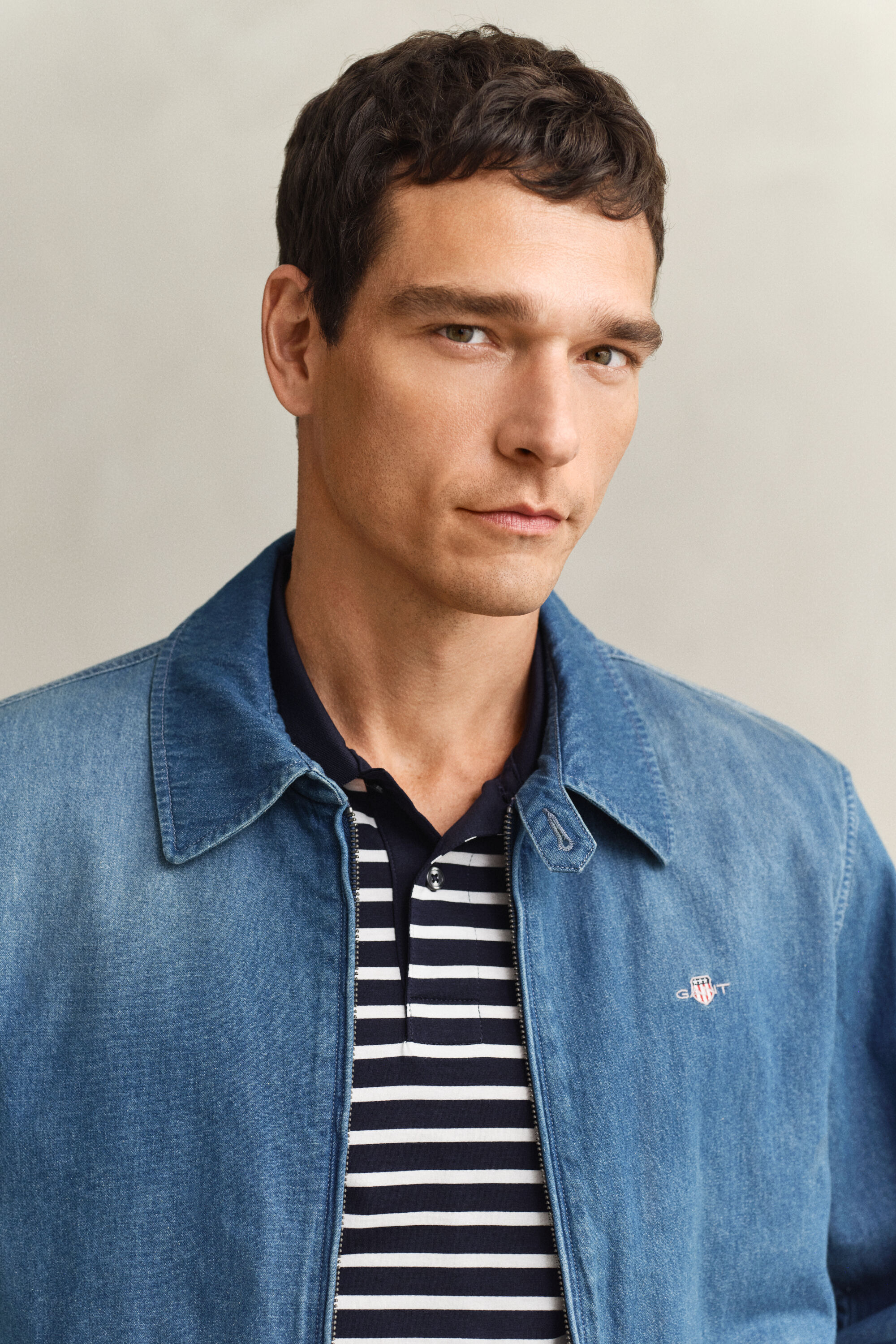 Giacca Windcheater Indigo