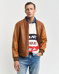 GANT Varsity Jacket in pelle