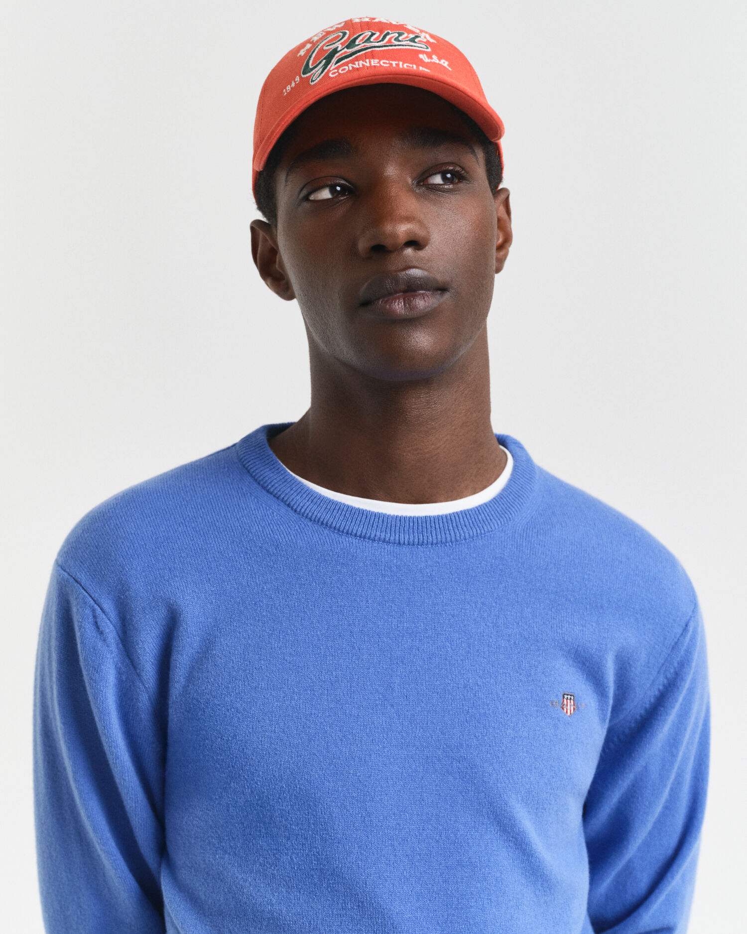 Maglia girocollo in finissima lana d’agnello