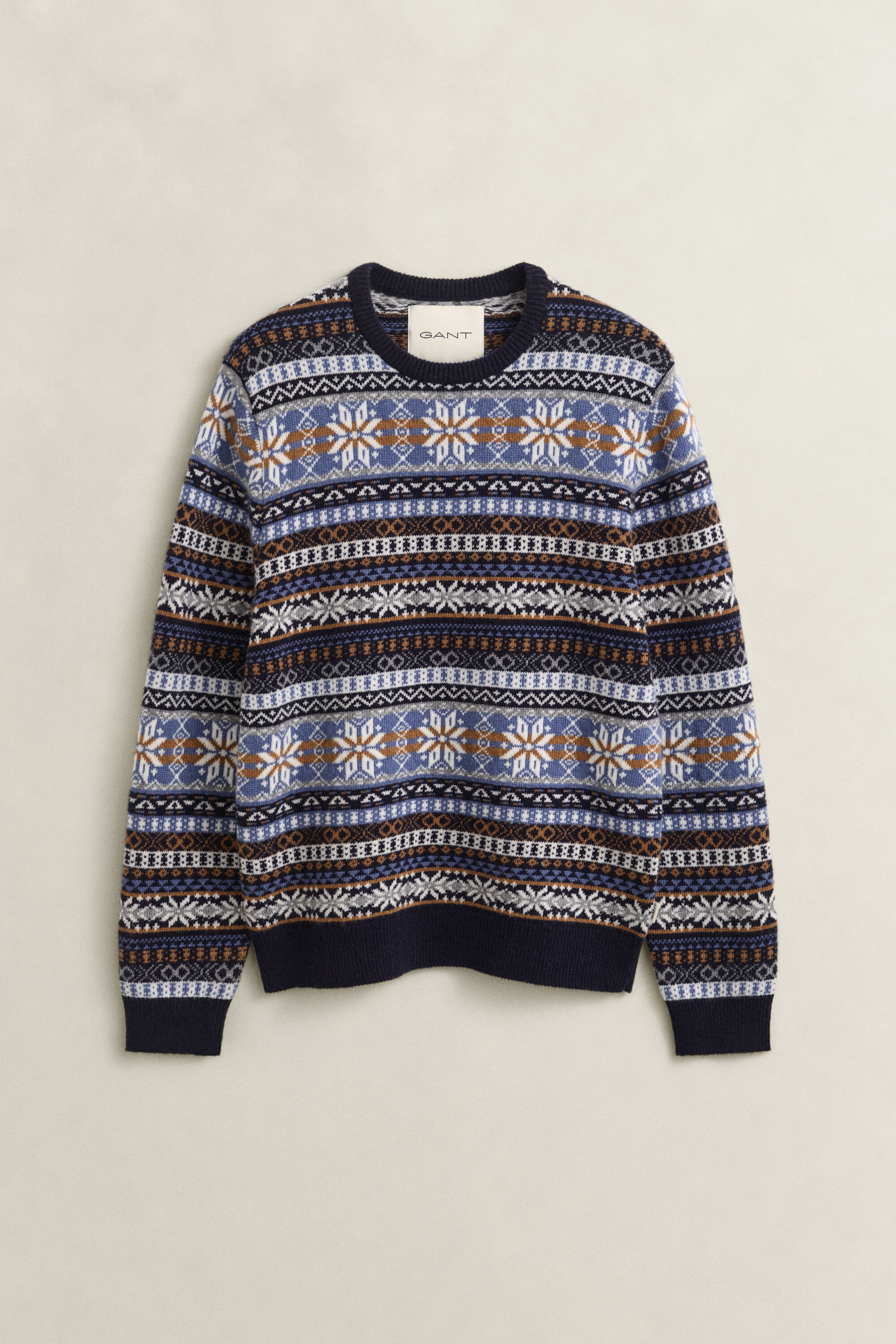 Maglia girocollo Fair Isle