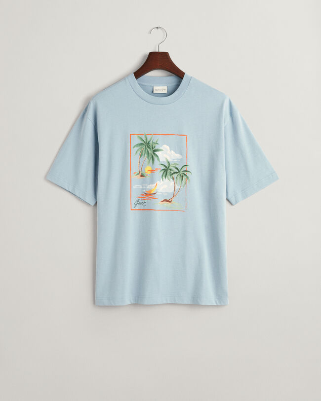 T-shirt Hawaiian Print