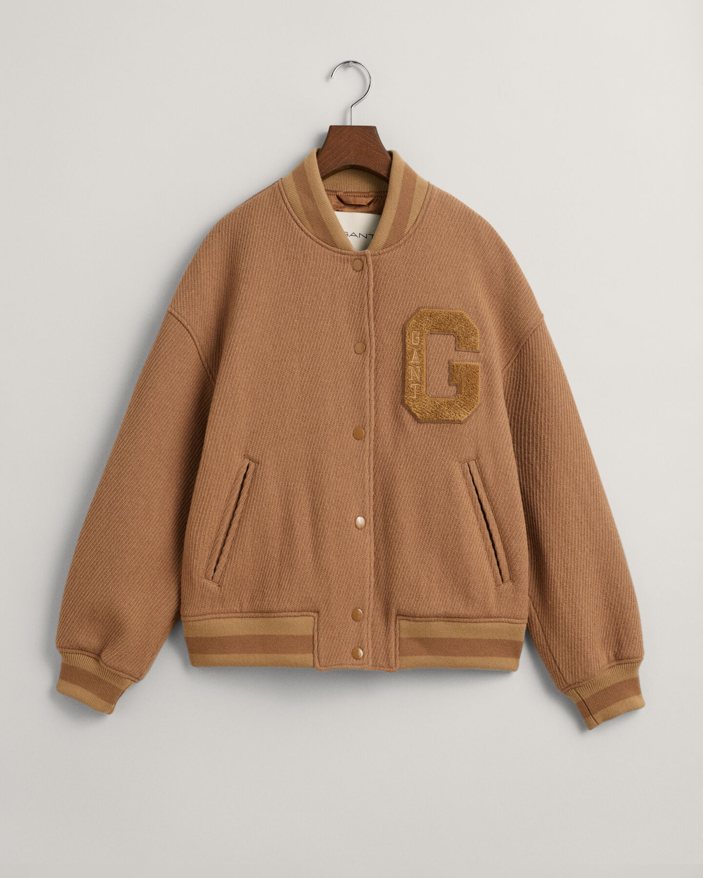 GANT Varsity Jacket in twill di lana