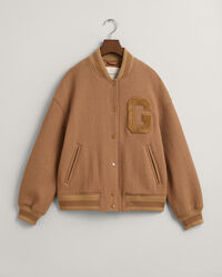 GANT Varsity Jacket in twill di lana