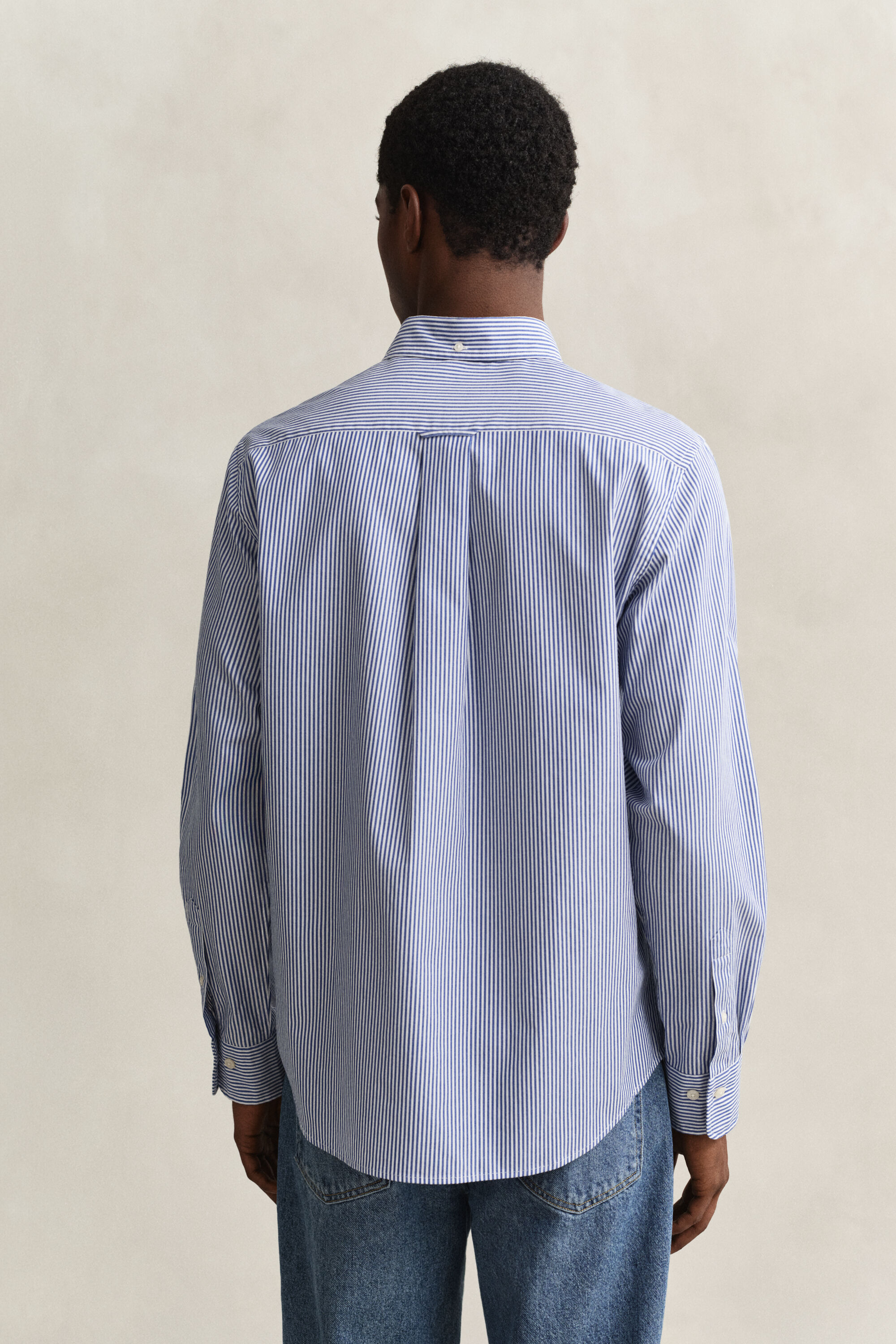 Camicia in popeline a righe Classic regular