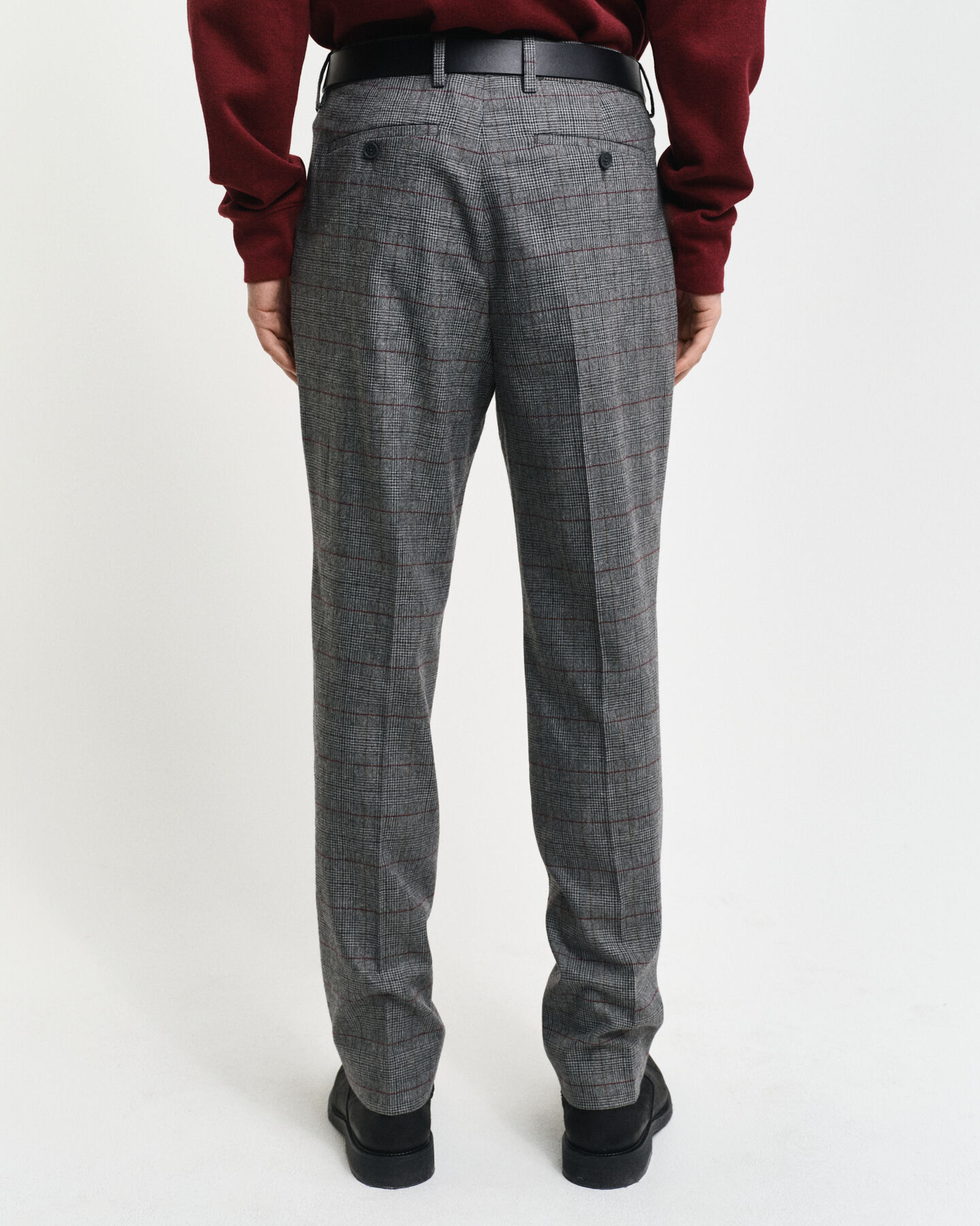 Pantaloni da abito a quadri slim fit