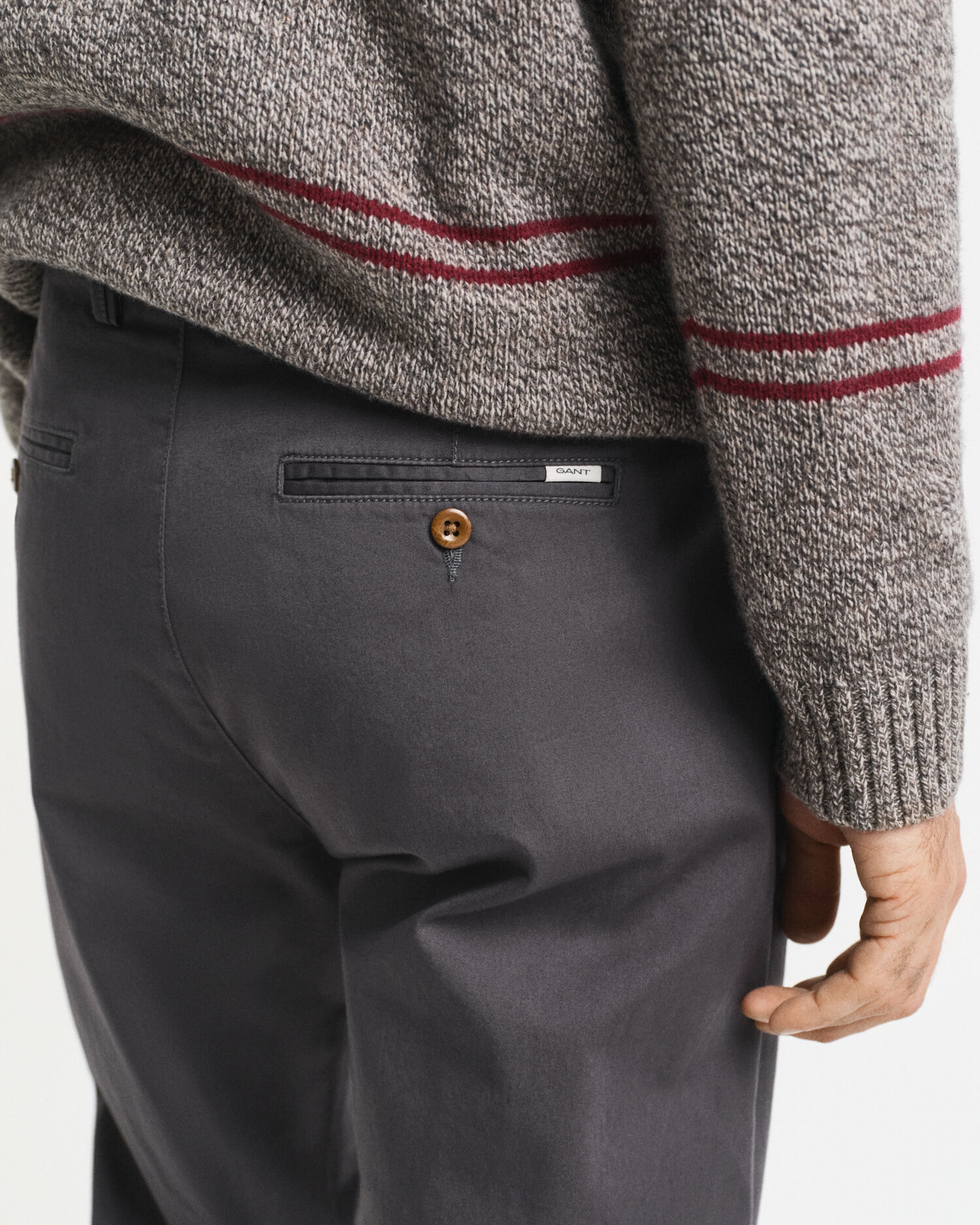 Pantaloni chino in twill regular fit