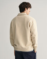 Felpa Logo GANT con zip corta