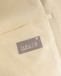 Giacca da abito in lino-cotone relaxed fit