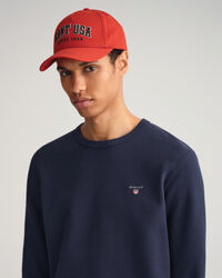 Felpa girocollo Waffle