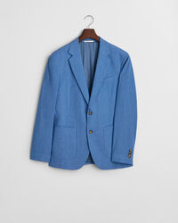 Giacca da abito in lino-cotone slim fit