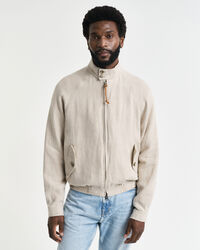 Giacca Harrington in lino