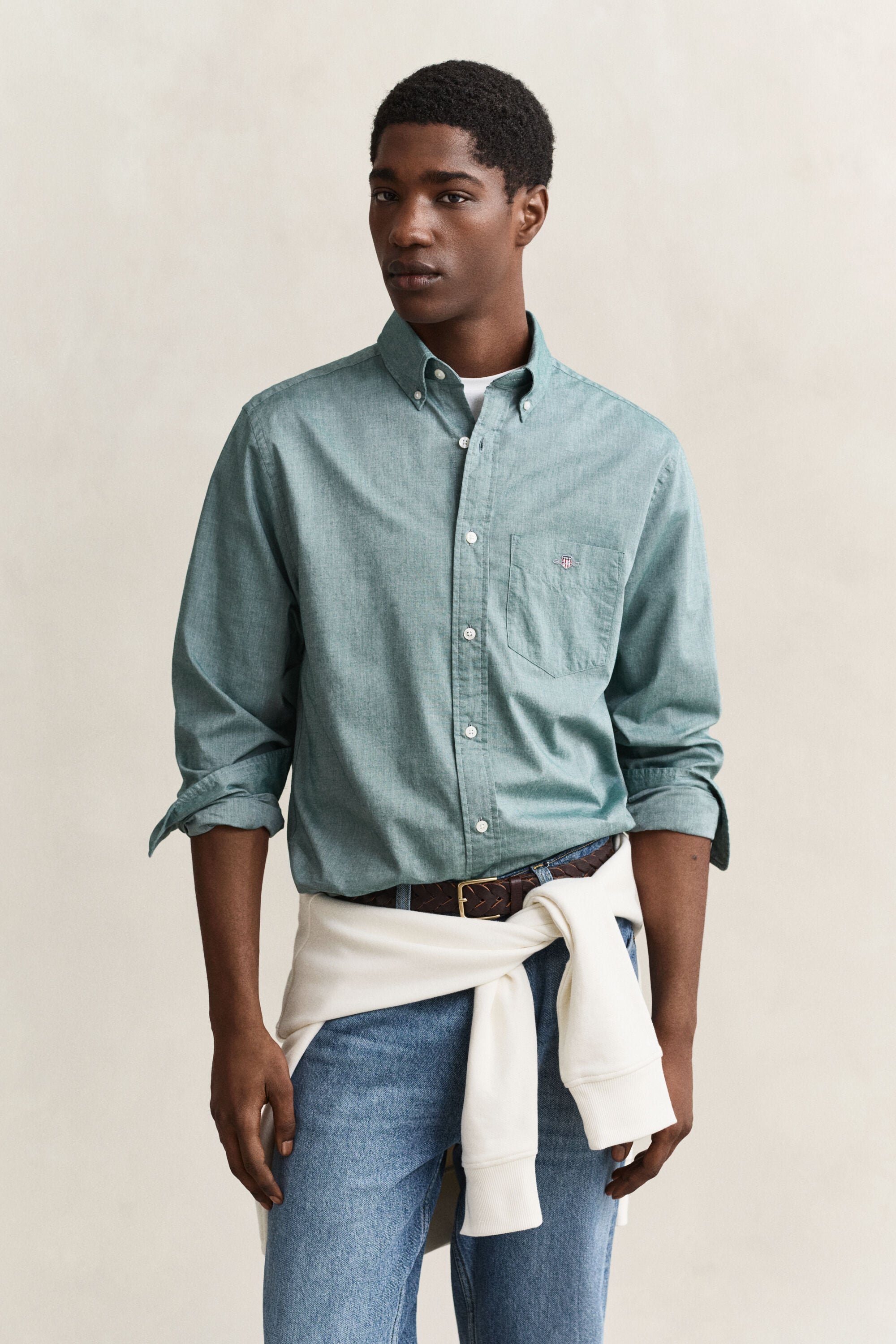 Camicia in popeline Classic regular