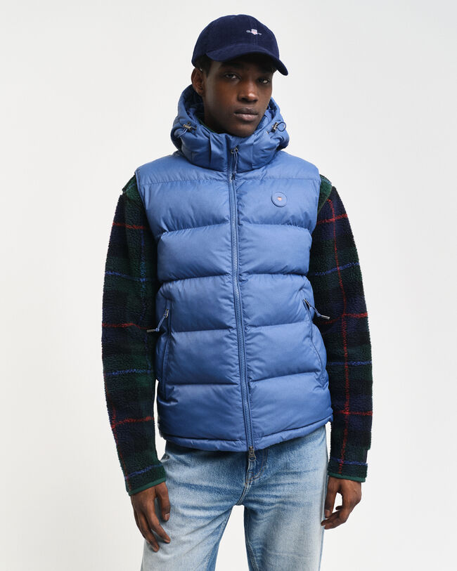 Piumino smanicato Active Cloud