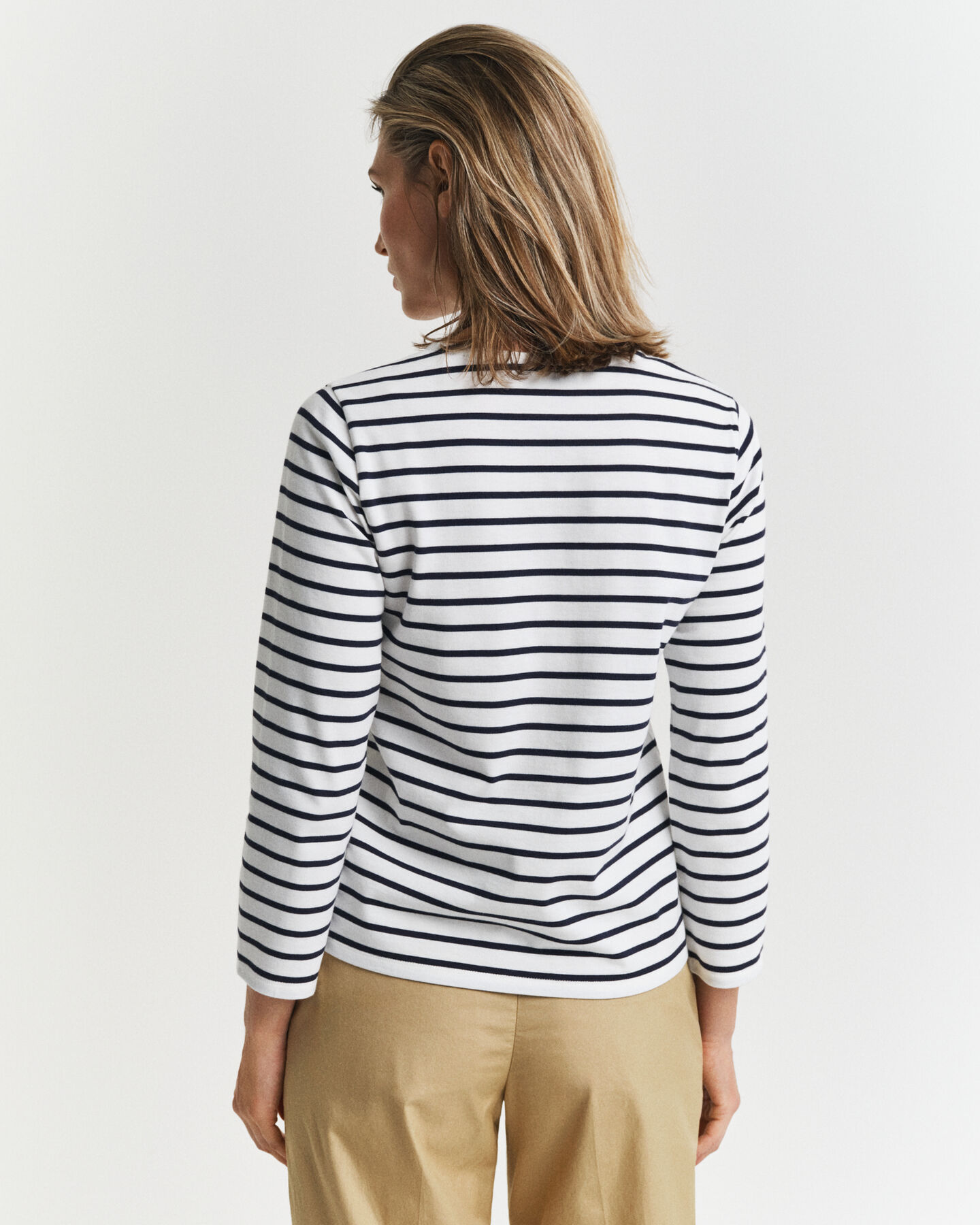 T-shirt Breton con maniche a 3/4