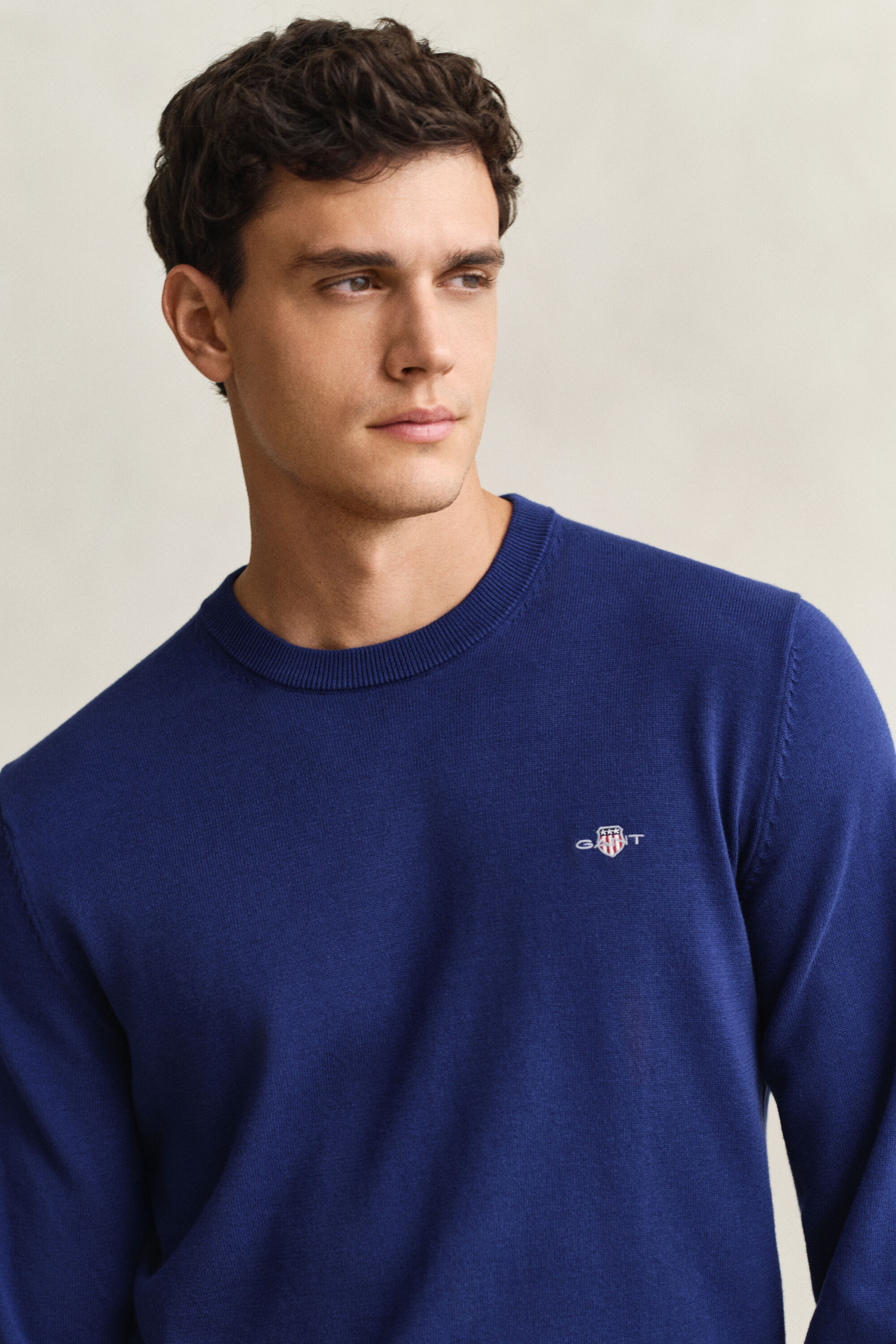 Maglia girocollo in cotone