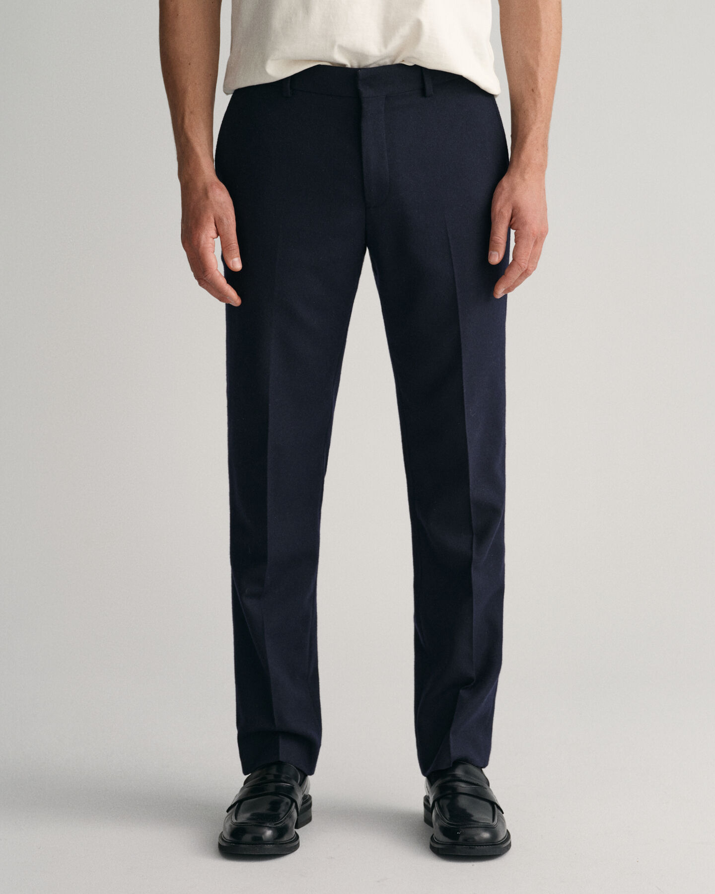 Pantaloni in flanella slim fit