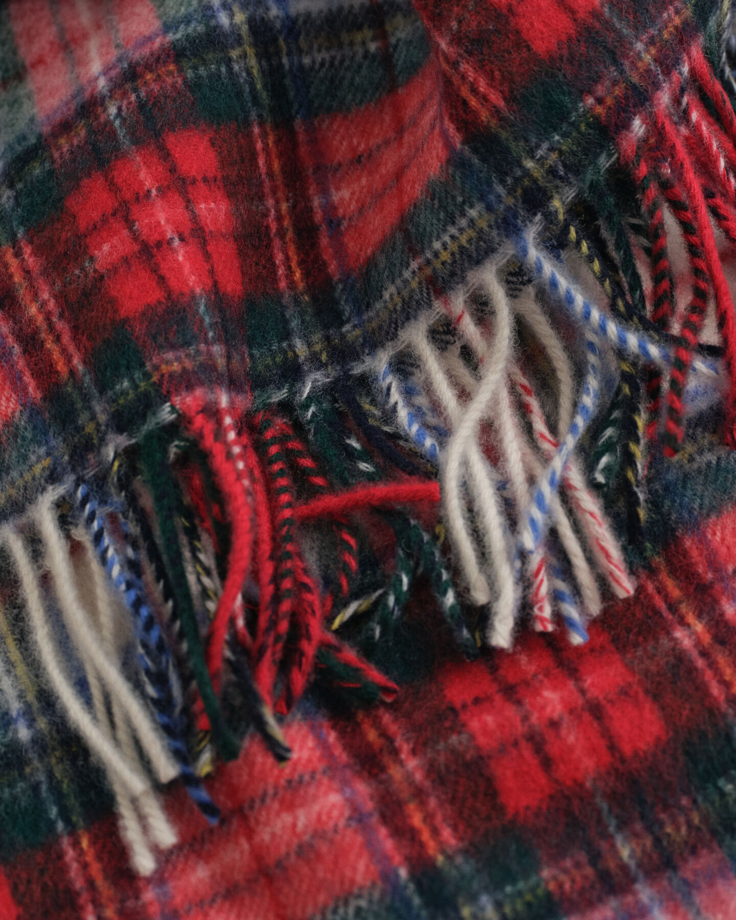 Sciarpa in misto cashmere Tartan
